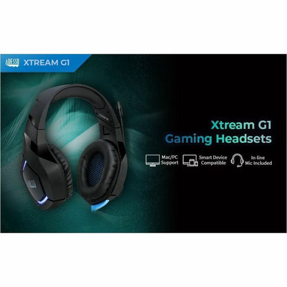 Adesso Stereo Gaming Headset with Microphone XTREAM G1