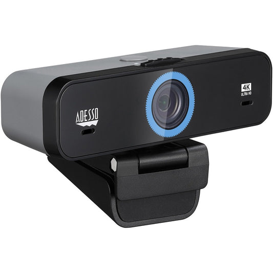 Adesso CyberTrack K4 Webcam - 8 Megapixel - 30 fps - USB 2.0 - 1 Each CyberTrack K4