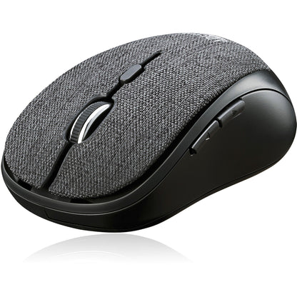 Adesso iMouse S80B - Wireless Fabric Optical Mini Mouse (Black) IMOUSE S80B