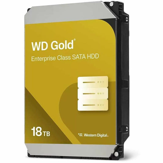 Western Digital Gold WD181KRYZ 18 TB Hard Drive - 3.5" Internal - SATA (SATA/600) WD181KRYZ