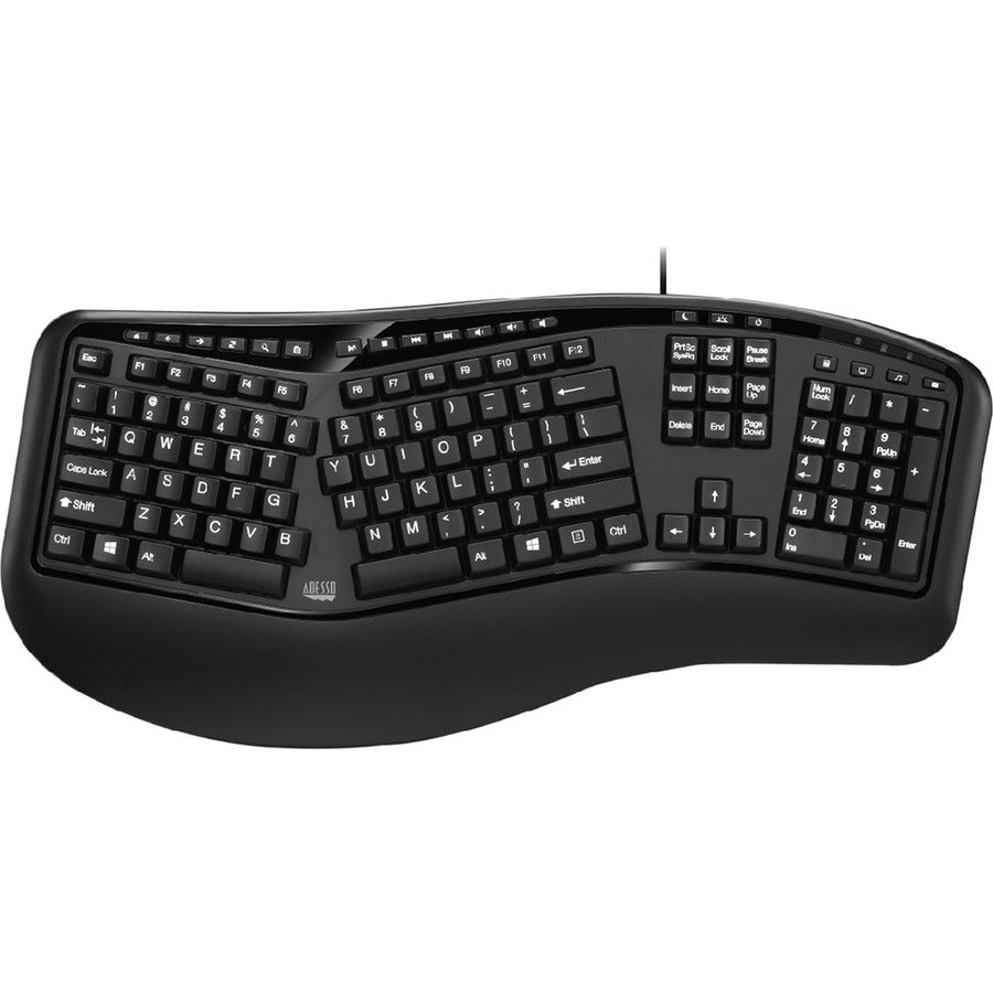 Adesso Desktop Ergonomic Keyboard AKB-150UB