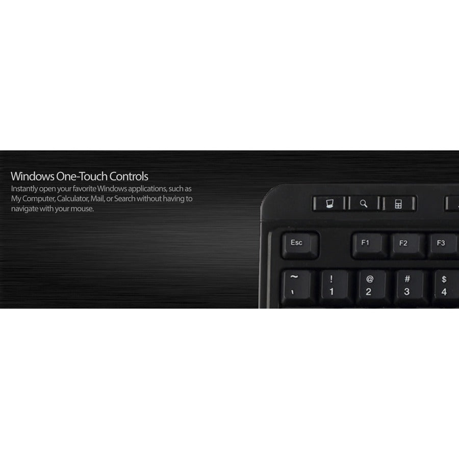 Adesso Multimedia Desktop Keyboard with 3-Port USB Hub AKB-132HB