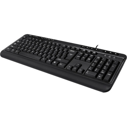 Adesso Multimedia Desktop Keyboard with 3-Port USB Hub AKB-132HB