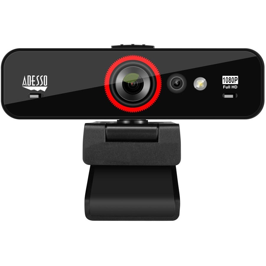 Adesso CyberTrack F1 Webcam - 2.1 Megapixel - 30 fps - USB 2.0 - 1 Each CyberTrack F1