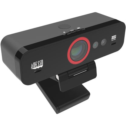 Adesso CyberTrack F1 Webcam - 2.1 Megapixel - 30 fps - USB 2.0 - 1 Each CyberTrack F1