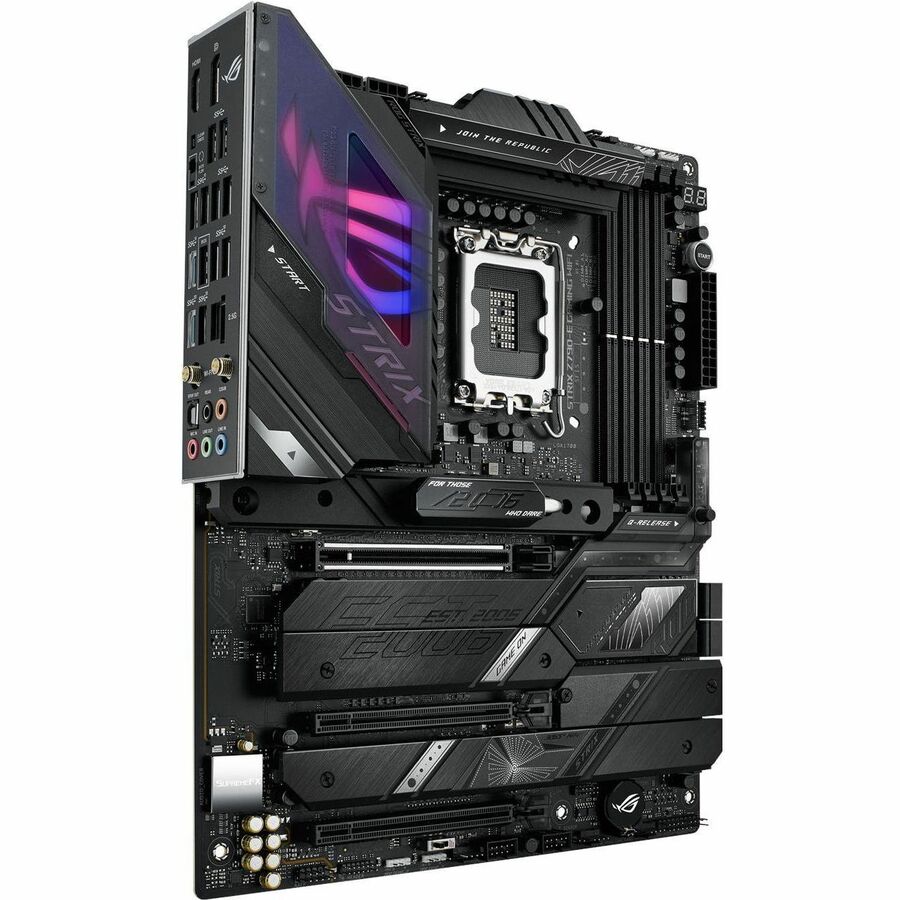 Asus ROG Strix STRIX Z790-E Gaming WIFI Gaming Desktop Motherboard - Intel Z790 Chipset - Socket LGA-1700 - ATX ROGSTRIXZ790EGAMINGW