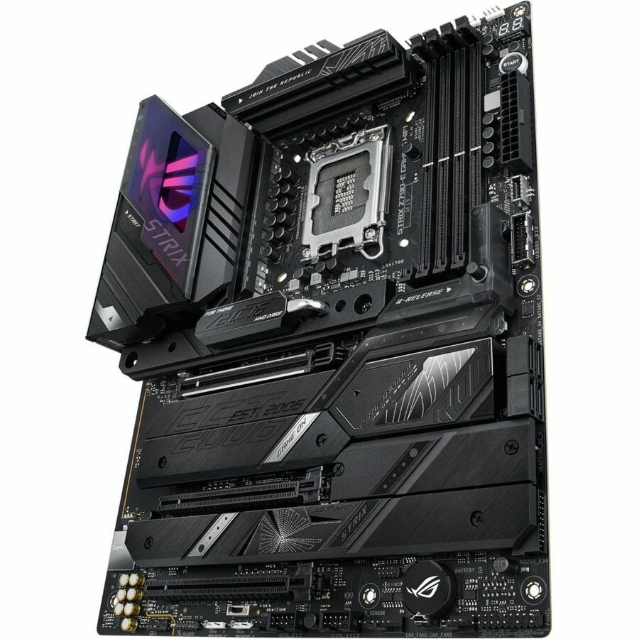 Asus ROG Strix STRIX Z790-E Gaming WIFI Gaming Desktop Motherboard - Intel Z790 Chipset - Socket LGA-1700 - ATX ROGSTRIXZ790EGAMINGW