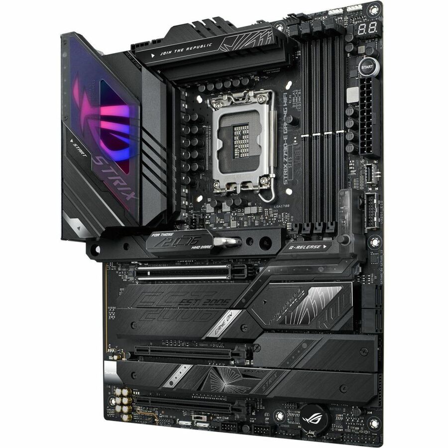 Asus ROG Strix STRIX Z790-E Gaming WIFI Gaming Desktop Motherboard - Intel Z790 Chipset - Socket LGA-1700 - ATX ROGSTRIXZ790EGAMINGW