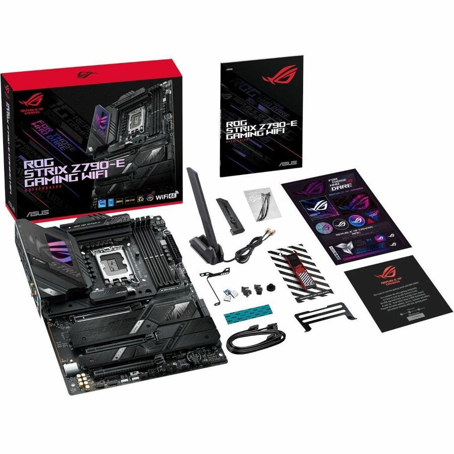 Asus ROG Strix STRIX Z790-E Gaming WIFI Gaming Desktop Motherboard - Intel Z790 Chipset - Socket LGA-1700 - ATX ROGSTRIXZ790EGAMINGW