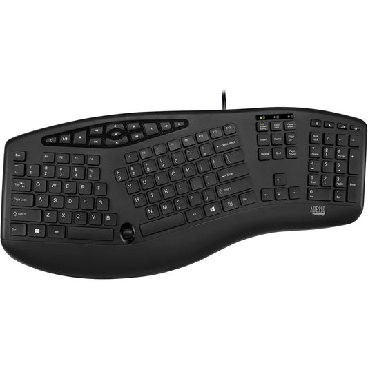 Adesso TruForm Ergonomic Desktop Keyboard AKB-160UB