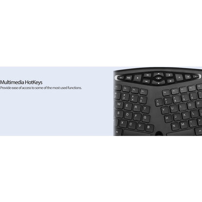 Adesso TruForm Ergonomic Desktop Keyboard AKB-160UB