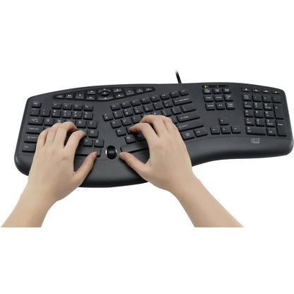 Adesso TruForm Ergonomic Desktop Keyboard AKB-160UB