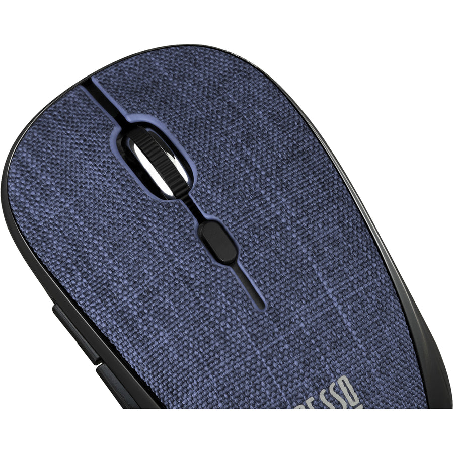 Adesso iMouse S80L - Wireless Fabric Optical Mini Mouse (Blue) IMOUSE S80L