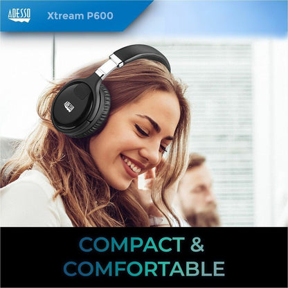 Xtream P600 - Bluetooth active noise cancellation headphone with built in microphone XTREAM P600