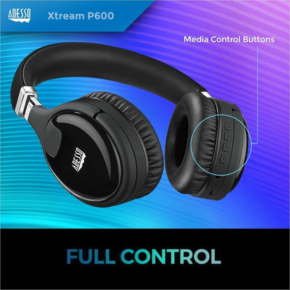 Xtream P600 - Bluetooth active noise cancellation headphone with built in microphone XTREAM P600