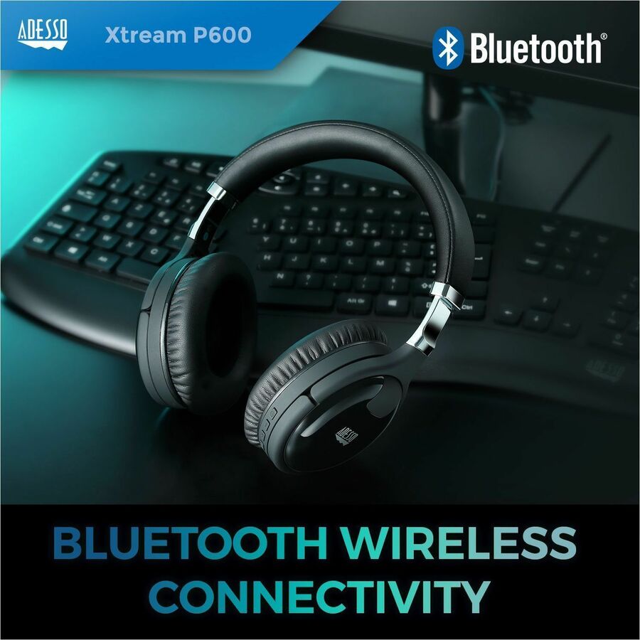 Xtream P600 - Bluetooth active noise cancellation headphone with built in microphone XTREAM P600