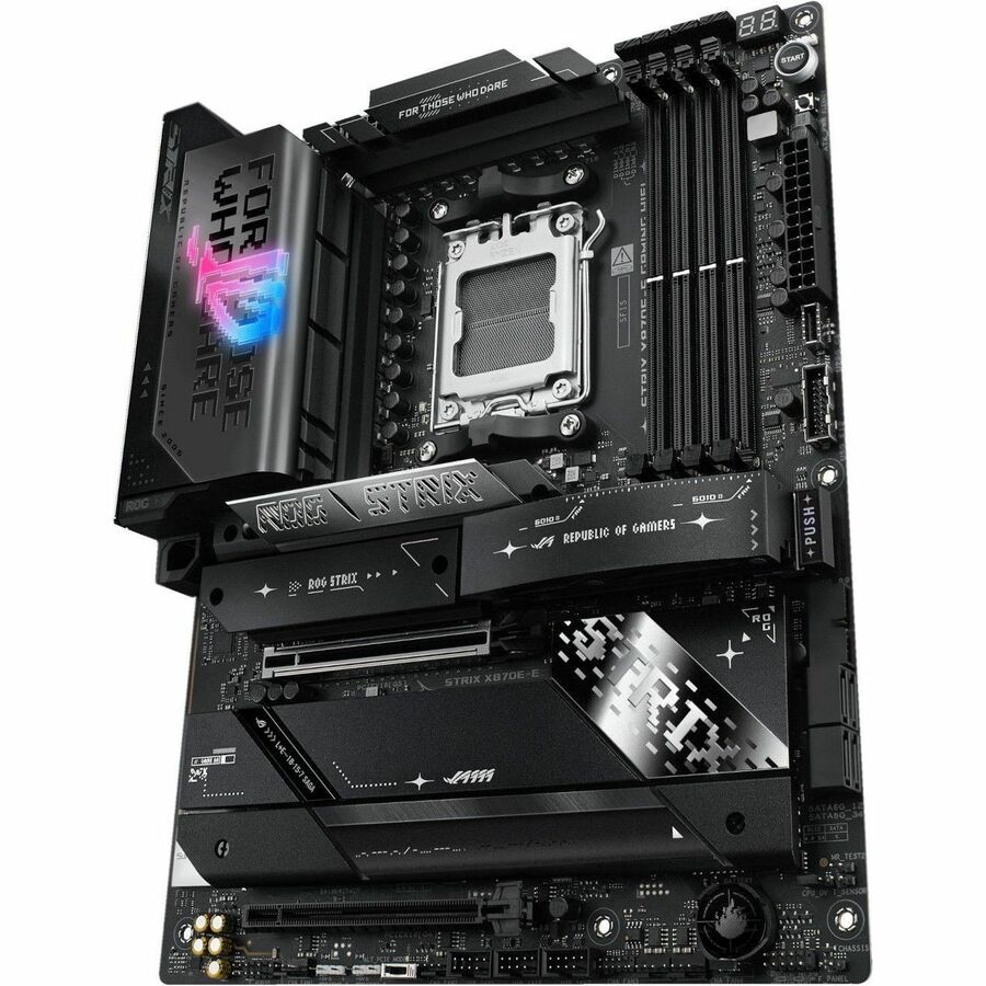 Asus ROG Strix X870E-E GAMING WIFI Gaming Desktop Motherboard - AMD X870E Chipset - Socket AM5 - ATX ROGSTRIXX870EEGAMINGWIFI