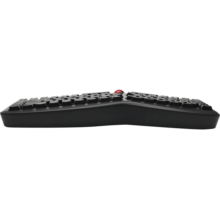 Adesso Tru-Form Media 3150 - 2.4 GHz Wireless Ergo Trackball Keyboard WKB-3150UB