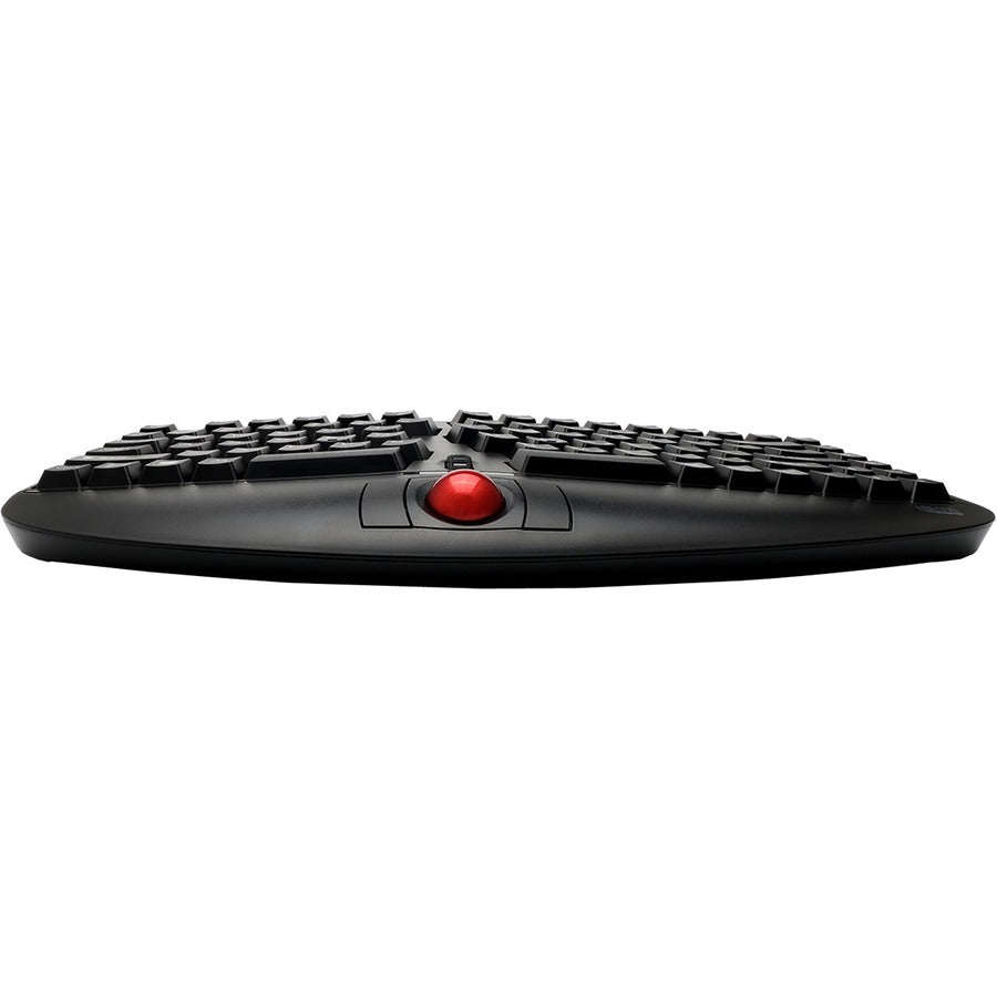 Adesso Tru-Form Media 3150 - 2.4 GHz Wireless Ergo Trackball Keyboard WKB-3150UB