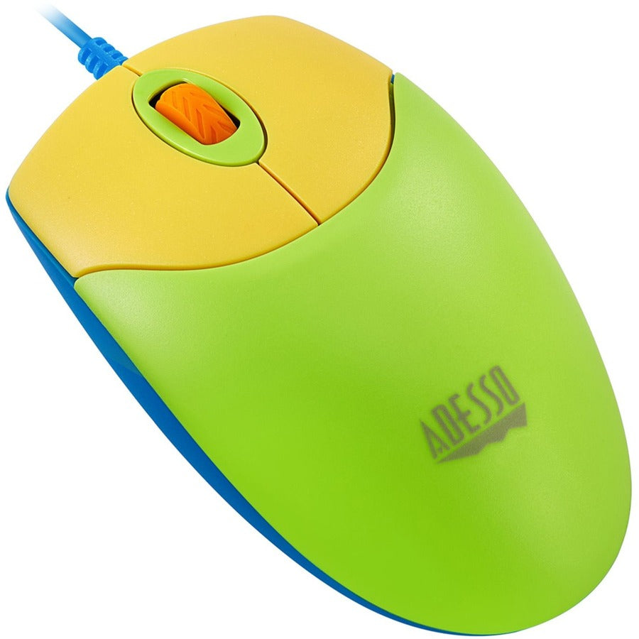 Adesso Antimicrobial Wired Kids Keyboard and Mouse Combo AKB-132DB