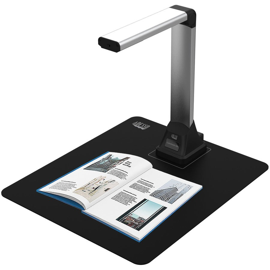 Adesso 5 Megapixel Fixed-Focus A4 Document Camera Scanner with OCR Text Recognition CyberTrack 520