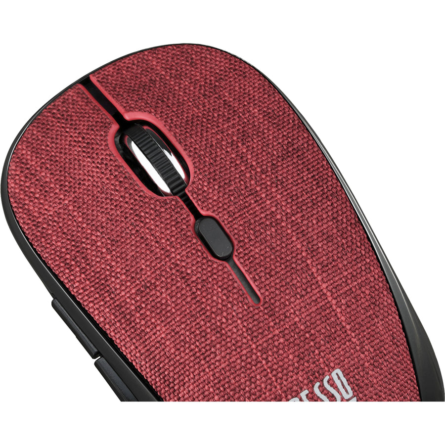 Adesso iMouse S80R - Wireless Fabric Optical Mini Mouse (Red) IMOUSE S80R