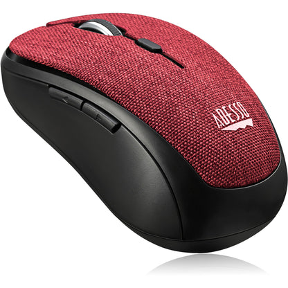 Adesso iMouse S80R - Wireless Fabric Optical Mini Mouse (Red) IMOUSE S80R