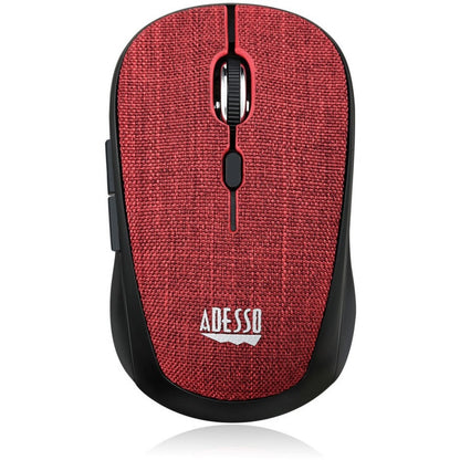 Adesso iMouse S80R - Wireless Fabric Optical Mini Mouse (Red) IMOUSE S80R