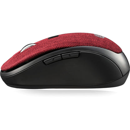 Adesso iMouse S80R - Wireless Fabric Optical Mini Mouse (Red) IMOUSE S80R