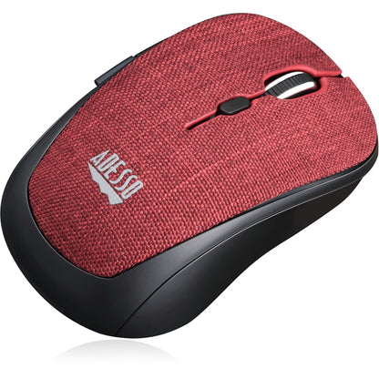 Adesso iMouse S80R - Wireless Fabric Optical Mini Mouse (Red) IMOUSE S80R