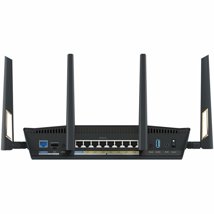 Asus RT-BE88U Wi-Fi 7 IEEE 802.11 a/b/g/n/ac/ax/be Ethernet Wireless Router RT-BE88U