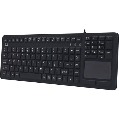 Adesso Antimicrobial Waterproof Touchpad Keyboard AKB-270UB