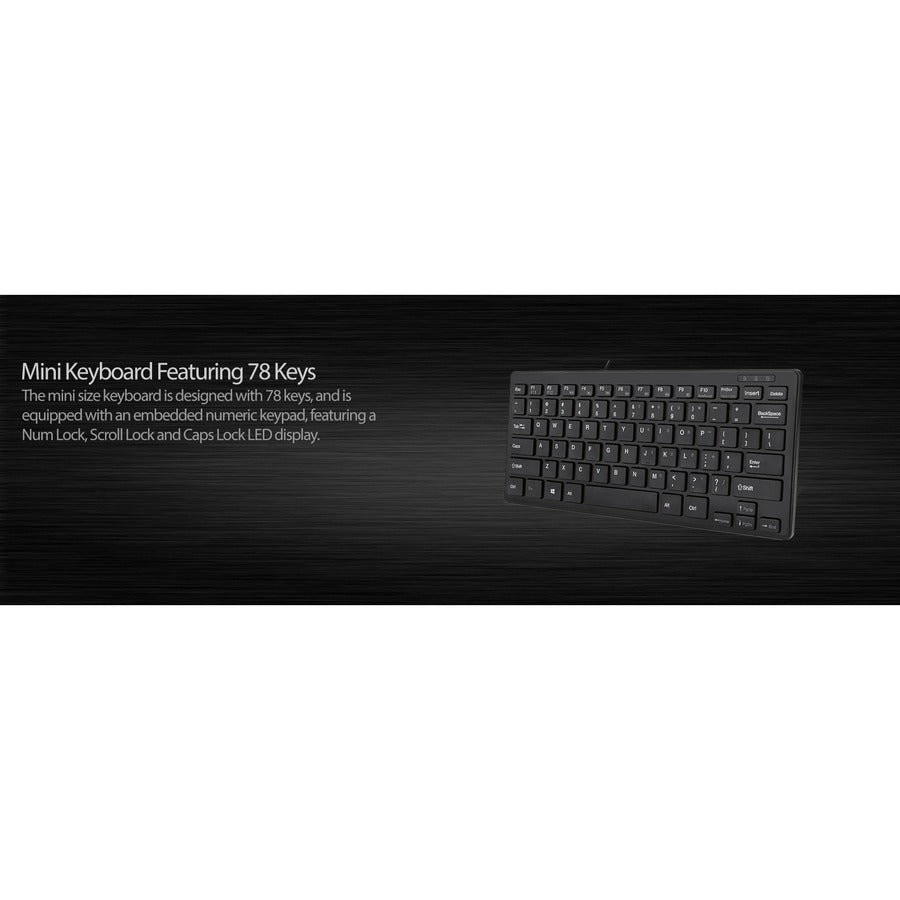 Adesso SlimTouch Mini Keyboard AKB-111UB