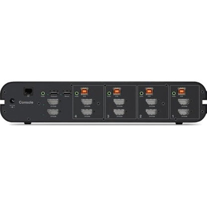 Belkin Universal 2nd Gen Secure KVM Switch, 4-Port Dual Head No CAC F1DN204KVM-UNN4