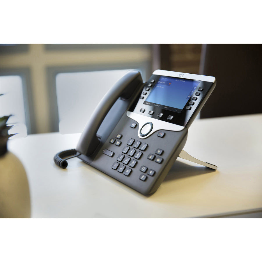 Cisco 8841 IP Phone - Corded - Wall Mountable, Desktop - Charcoal Gray CP-8841-3PCC-K9=