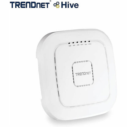 TRENDnet AC2200 Tri-Band PoE+ Indoor Wireless Access Point, 867Mbps WiFi AC + 400Mbps WiFi N Bands, Wave 2 MUMIMO, Client bridge, WDS, AP, WDS Bridge, WDS Station, Repeater Modes, White, TEW-826DAP TEW-826DAP