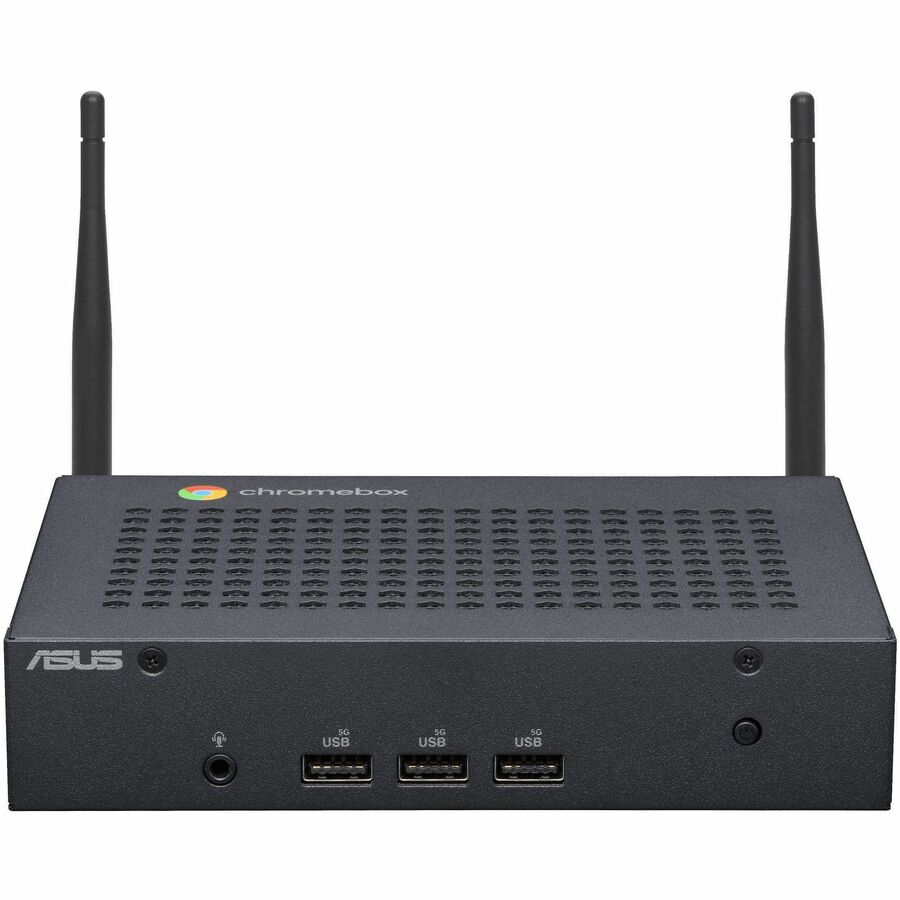 Asus Chromebox CF40-BC0001UN Chromebox - Intel Celeron N4500 - 8 Go - Capacité de mémoire flash 64 Go - Mini PC - Noir CF40-BC0001UN