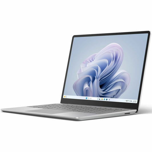 Ordinateur portable Microsoft Surface Laptop Go 3 12,4" à écran tactile - Intel Core i5 12e génération i5-1235U - 8 Go - SSD 128 Go - Clavier anglais - Platinum XJD-00001