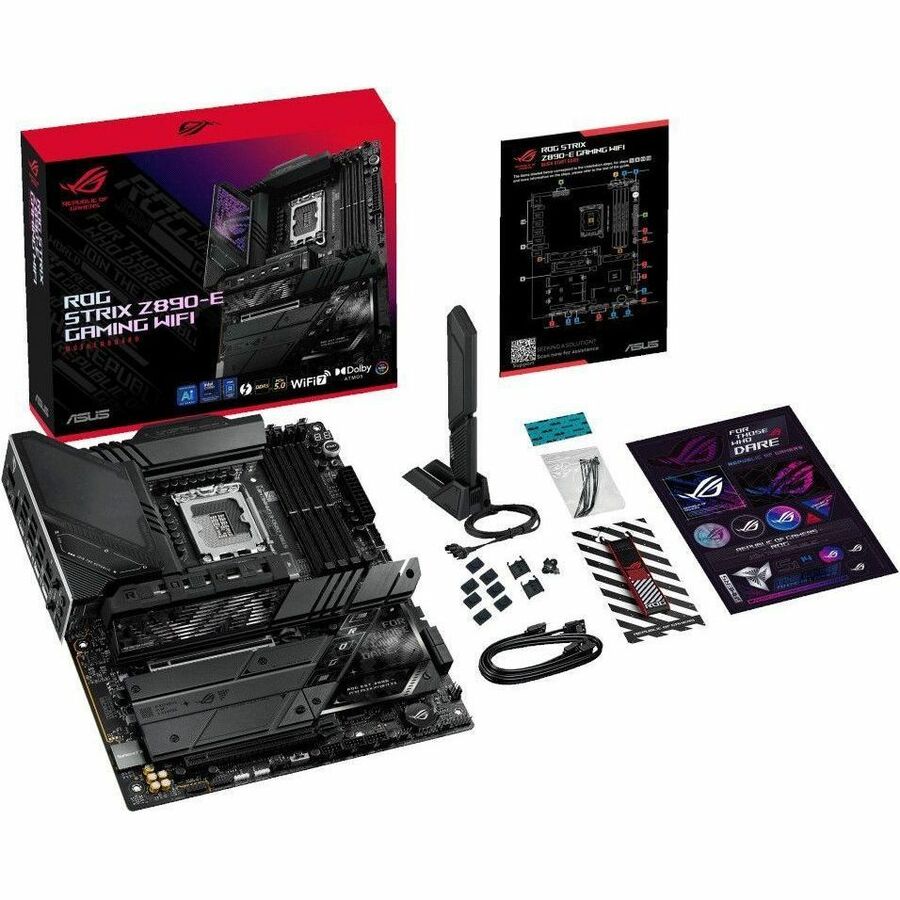 Carte mère de bureau gaming Asus ROG STRIX Z890-E GAMING WIFI - Chipset Intel Z890 - Socket LGA-1851 - ATX ROG STRIXZ890-EGAMINGWIFI