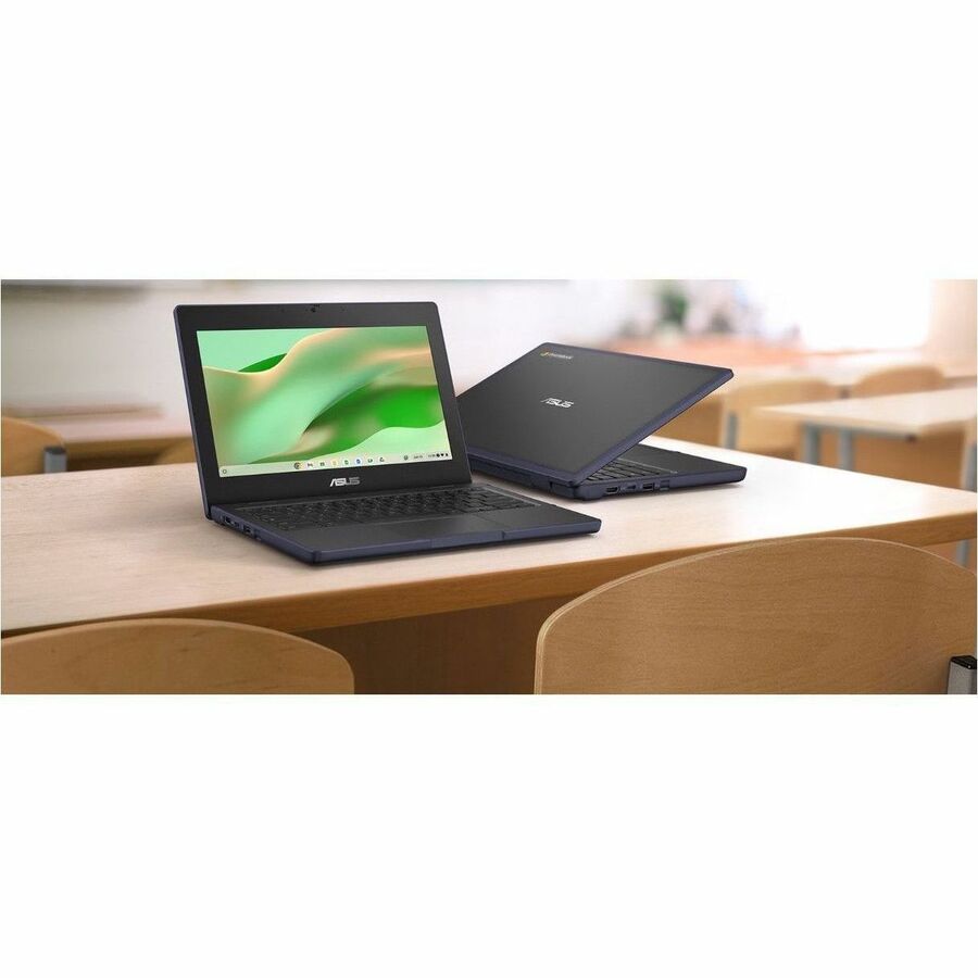 Asus Chromebook CR11 CR1104CGA-C1-CA Chromebook robuste 11,6" - HD - Intel N-Series N100 - 4 Go - Mémoire flash 32 Go - Gris minéral CR1104CGA-C1-CA