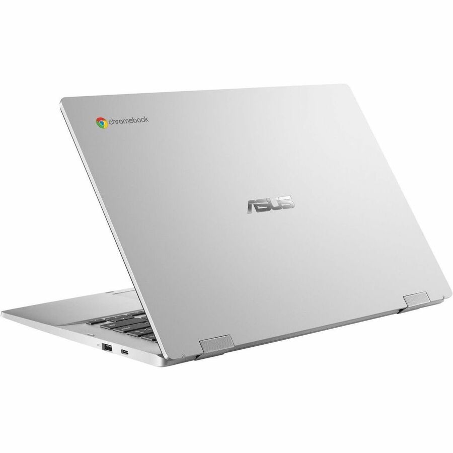 Asus Chromebook CX1 CX1400 CX1400CKA-DS01-CB Chromebook 14" - Intel Celeron N4500 - 4 Go - Mémoire Flash 64 Go - Argent Transparent CX1400CKA-DS01-CB