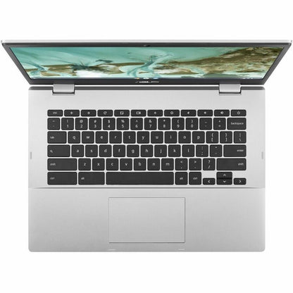 Asus Chromebook CX1 CX1400 CX1400CKA-DS01-CB Chromebook 14" - Intel Celeron N4500 - 4 Go - Mémoire Flash 64 Go - Argent Transparent CX1400CKA-DS01-CB