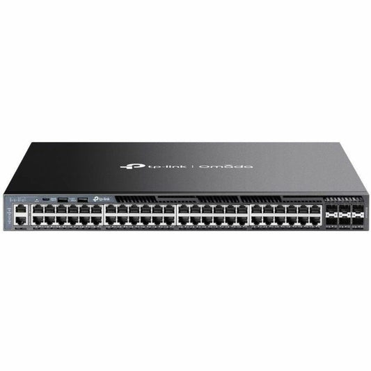 TP-Link Omada 48-Port Gigabit Stackable L3 Managed Switch with 6 10G Slots SG6654X