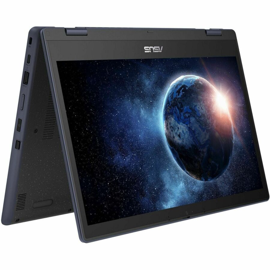 Asus BR1402F BR1402FGA-E31T-CB 14" Touchscreen Rugged Convertible 2 in 1 Notebook - Full HD - Intel Core i3 i3-N305 - 8 GB - Mineral Gray BR1402FGA-E31T-CB