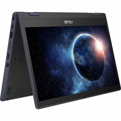 Asus BR1402F BR1402FGA-P31T-CB Ordinateur portable 2 en 1 convertible et robuste avec écran tactile 14 pouces - Full HD - Intel Core i3 i3-N305 - 8 Go - SSD 256 Go - Gris minéral BR1402FGA-P31T-CB