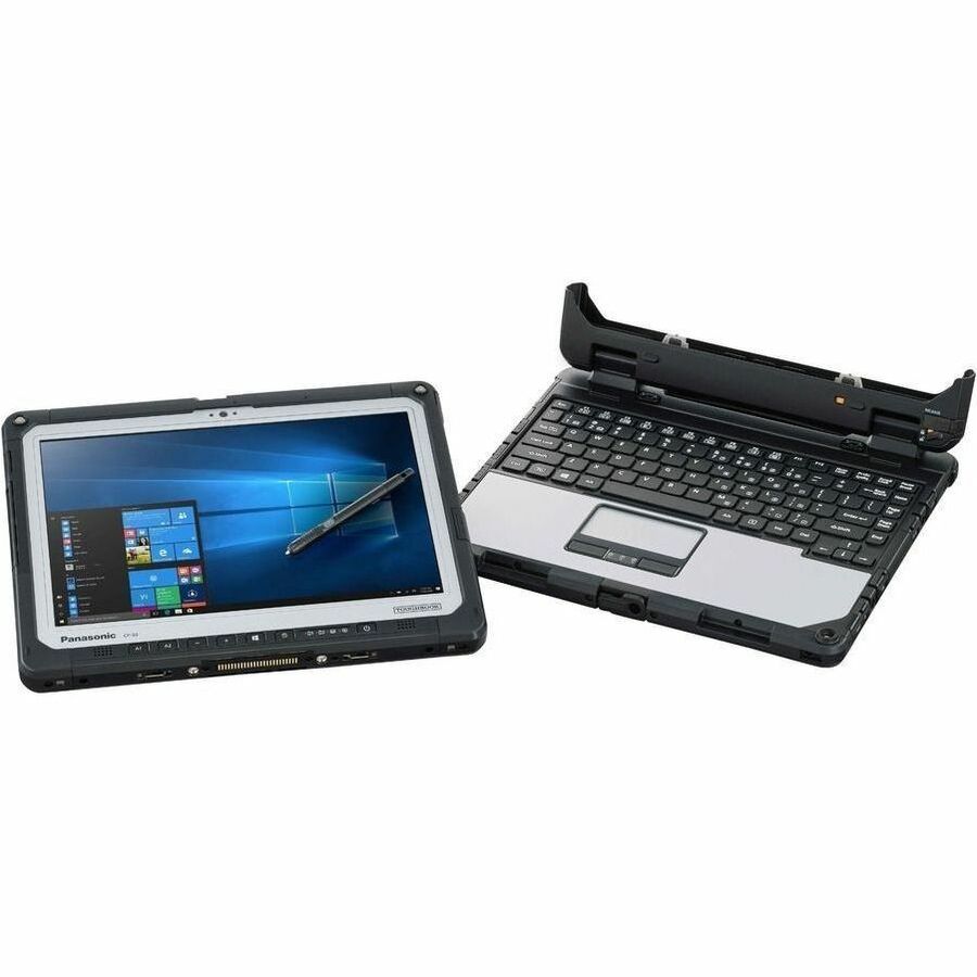 Ordinateur portable 2 en 1 détachable et robuste à écran tactile 12 pouces Panasonic TOUGHBOOK CF-33 CF-33UZ019AM - QHD - Intel Core i5 12e génération i5-1245U - Technologie vPro - 16 Go - SSD 512 Go CF-33UZ019AM