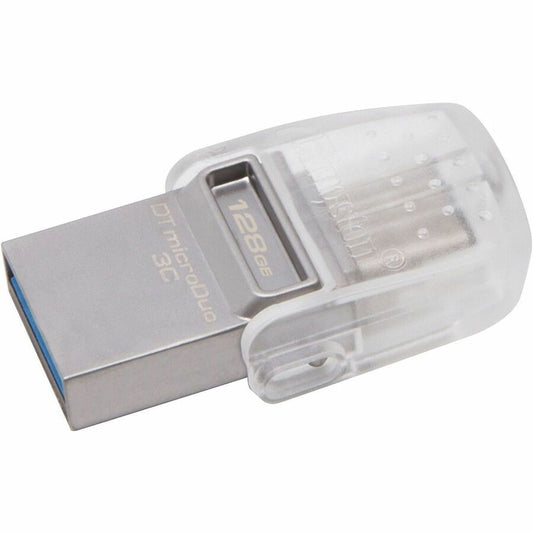 Kingston DataTraveler microDuo 3C 128GB USB 3.2 (Gen 1) Type A & USB 3.2 (Gen 1) Type C DTDUO3C/128GBCR