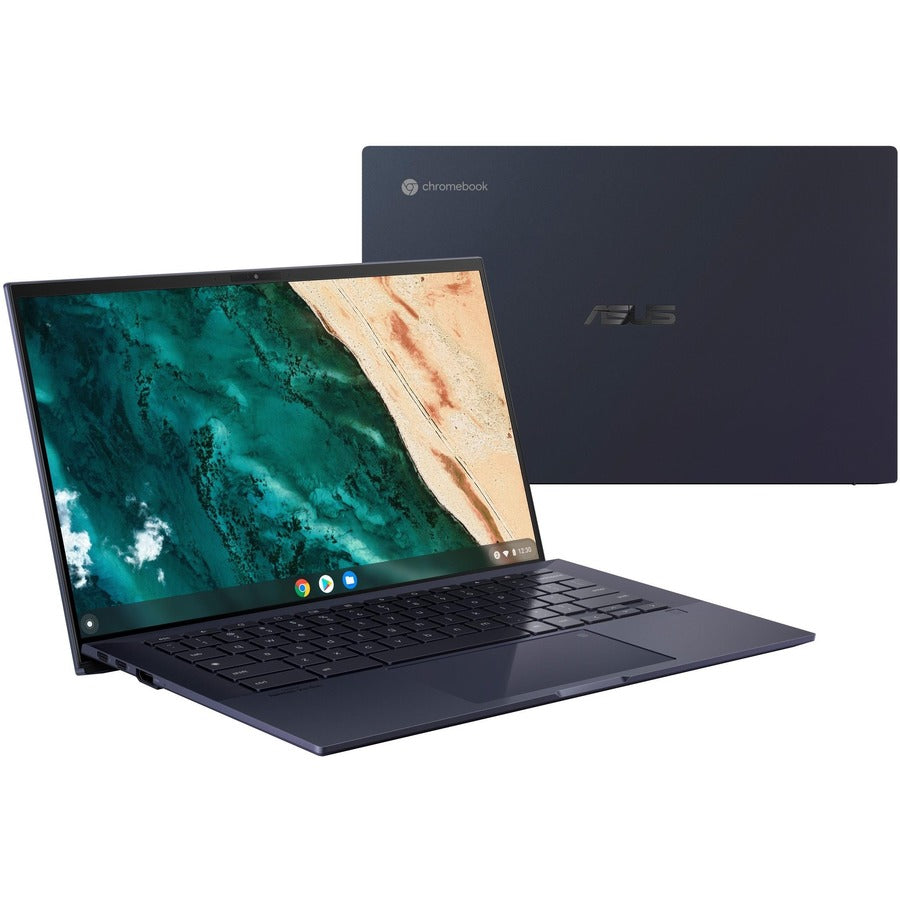 Asus Chromebook CX9400 CX9400CEA-Q1EN-CA Chromebook 14" - Intel Core i5 11e génération i5-1135G7 - 8 Go - SSD 256 Go - Noir étoilé CX9400CEA-Q1EN-CA