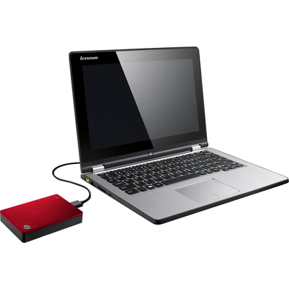 Seagate Backup Plus STDR5000103 5 TB Hard Drive - External - Red STDR5000103