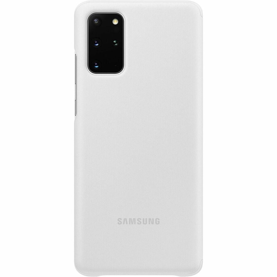 Samsung Smart Clear View Carrying Case (Flap) Samsung Galaxy S20+, Galaxy S20+ 5G Smartphone - White EF-ZG985CWEGCA